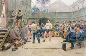 De kermis door Gustave Bourgain